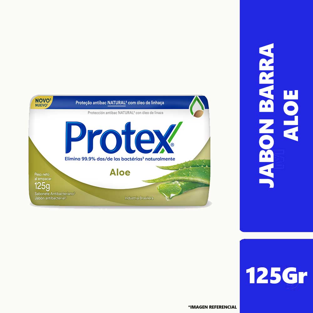 Jabón Barra Protex Aloe 125g