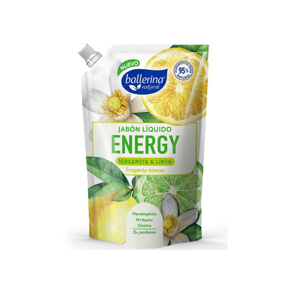 Jabón Líquido Ballerina Energy Doy Pack 750ml