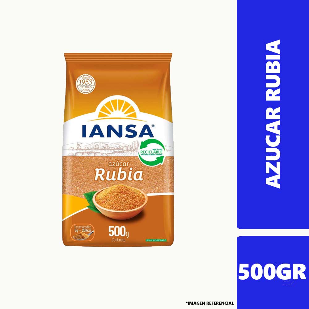 Azucar Rubia Mate Ianza Bol 500gr