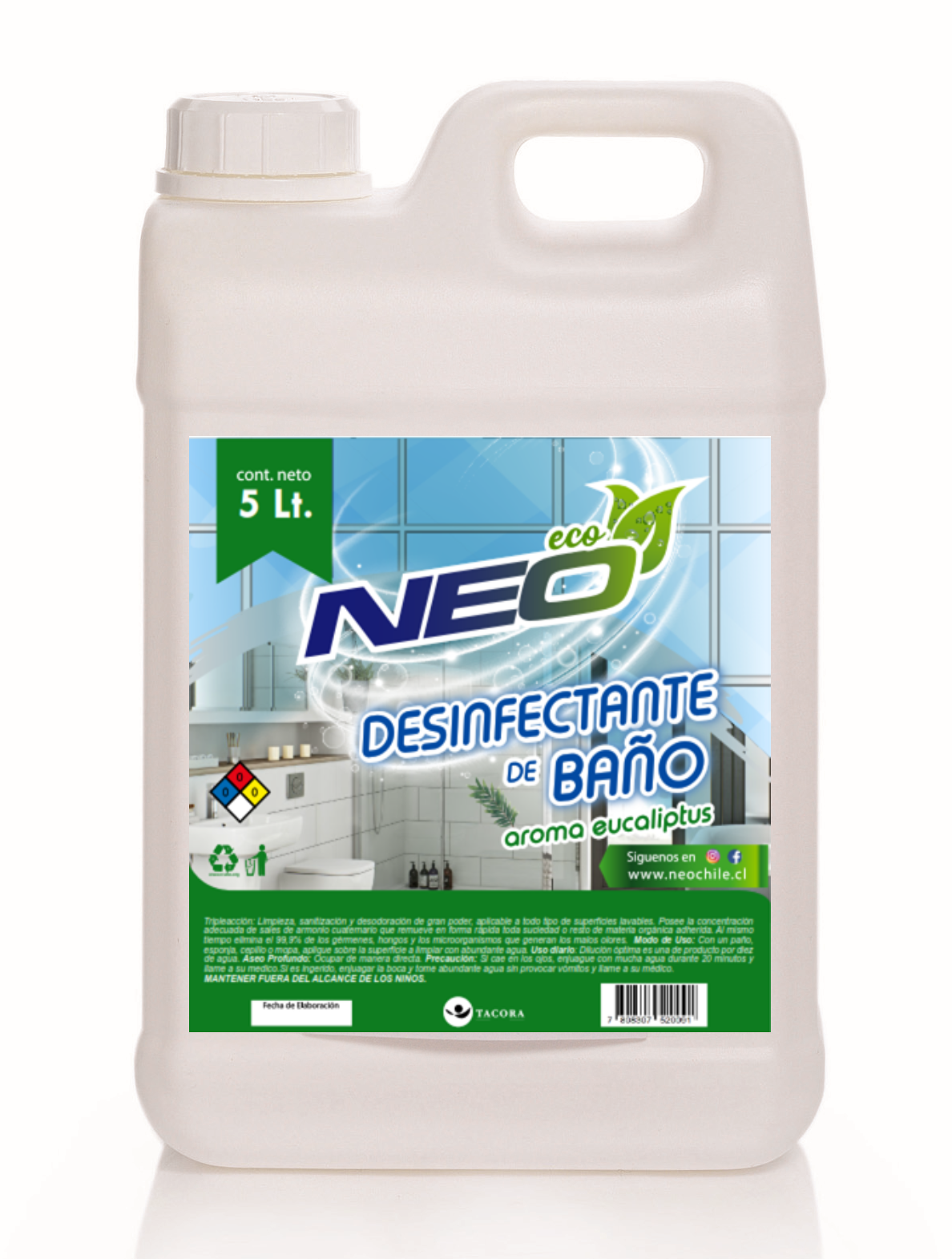 Desinfectante Wc Eucaliptus 5 Lt