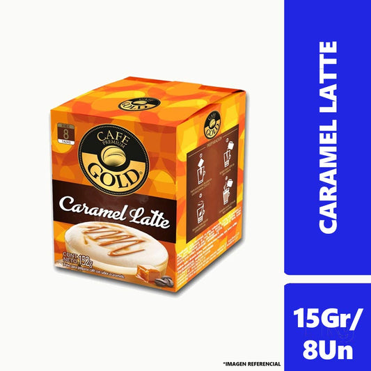 Café Caramel Latte Gold 8Ux15g