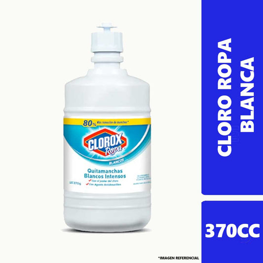 Cloro Ropa Blanca Clorox Bot 370cc