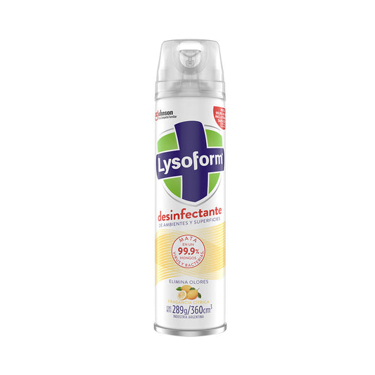 Desinfectante Aerosol Citrica Lysoform Lata 360Cc