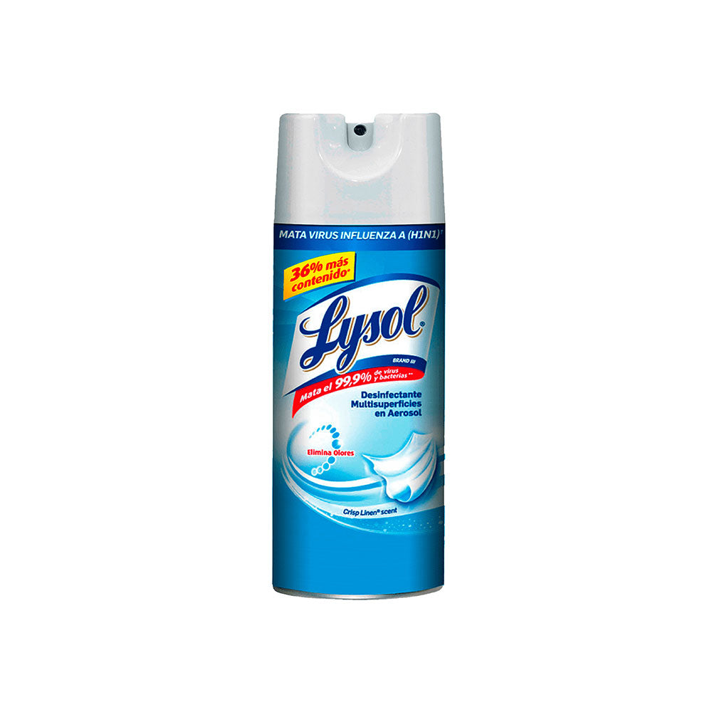 Desinfectante Lysol Aerosol Crisp Linen 354g