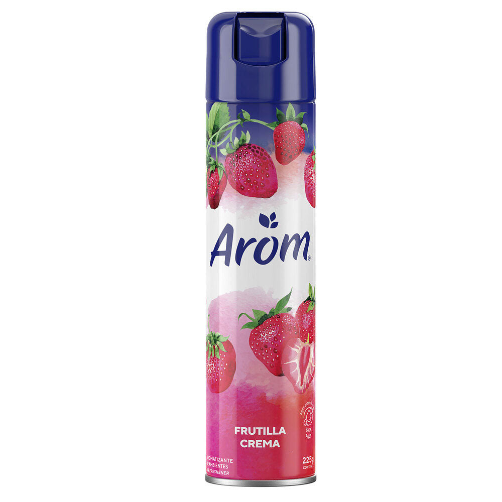 Desodorante Ambiental Frutilla Crema Arom Lat 225g