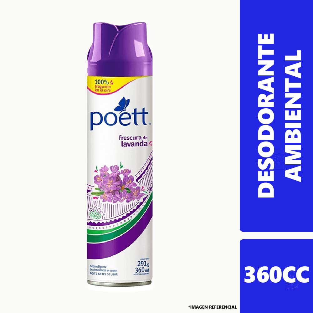 Desodorante Ambiental Poett Lavanda 360cc