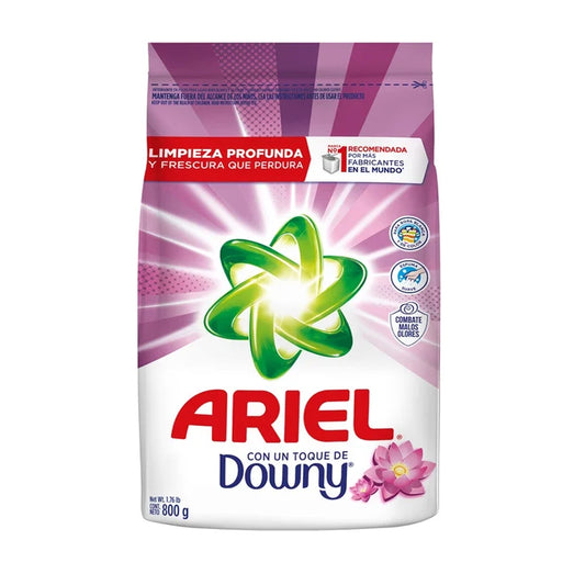 Detergente Polvo Downy Ariel Bol 800g