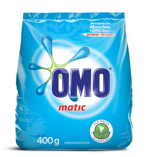 Detergente Polvo Matic Multiaccion Omo Bol 400g