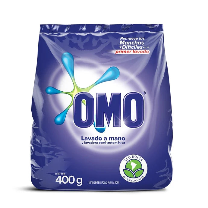 Detergente Polvo Normal Omo Bol 400g