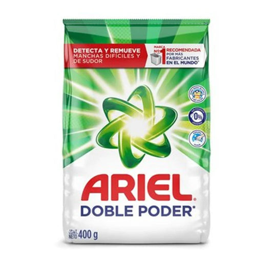 Detergente Polvo Regular Ariel Bol 400g