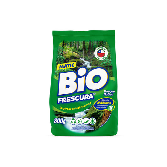 Detergente Polvo Verde Bio Frescura Bolsa 800g