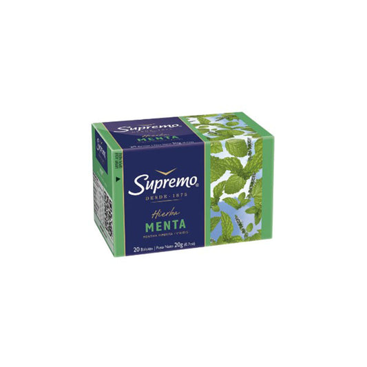 Hierba Menta Supremo 20 Bolsas