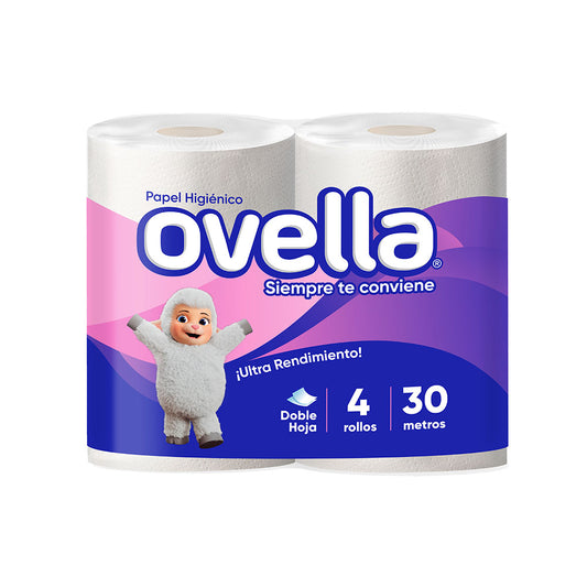 Higienico Ovella Doble Hoja 4×30 Mt