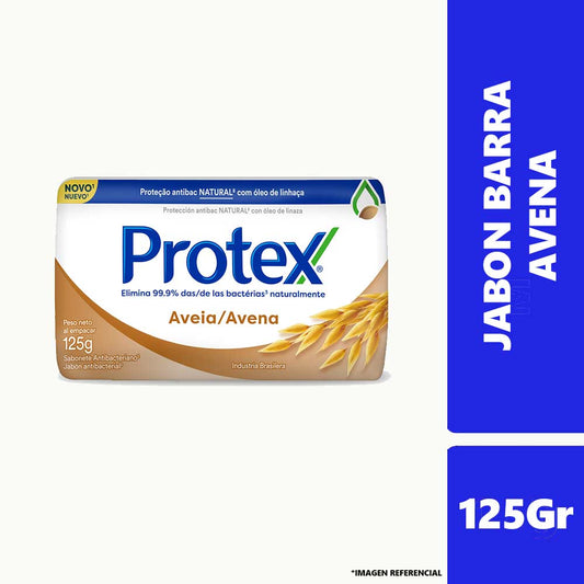 Jabón Barra Protex Aloe Antibacterial Avena Paq 125g