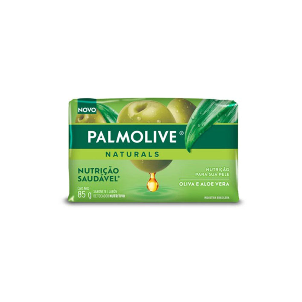 Jabón Palmolive Nat Aloe Oliva 85g