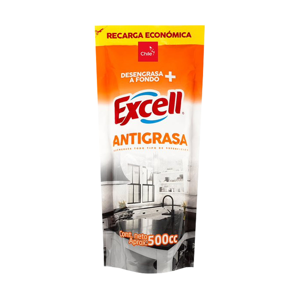 Limpiador Antigrasa Excell Doypack 500Cc