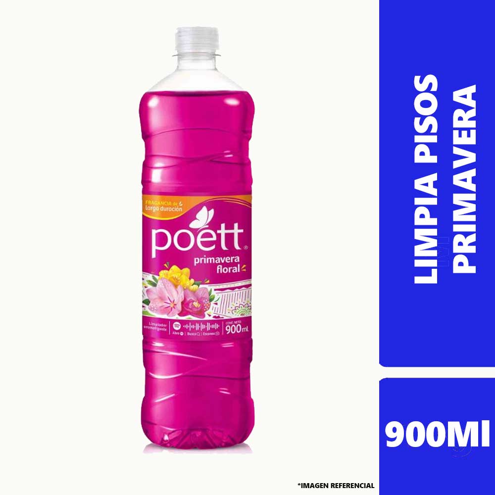 Limpiapisos Liquido Poett Primavera 900Ml