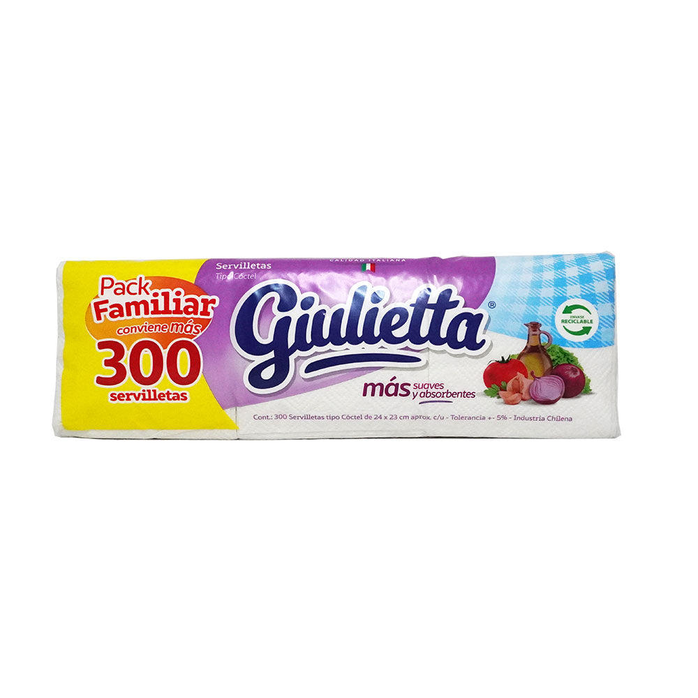 Servilleta Coctel Giulietta 300u