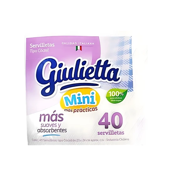 Servilleta Mini Coctel Giulietta 40u