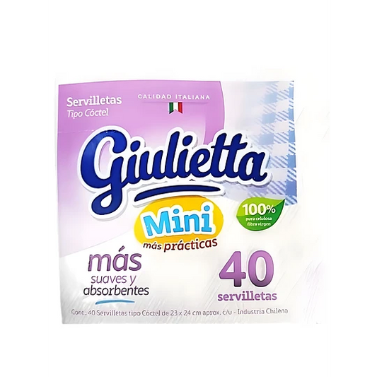 Servilleta Mini Coctel Giulietta 40u