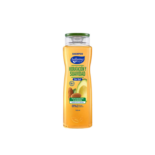 Shampoo Ballerina Sin Sal Palta Almendra 410ml