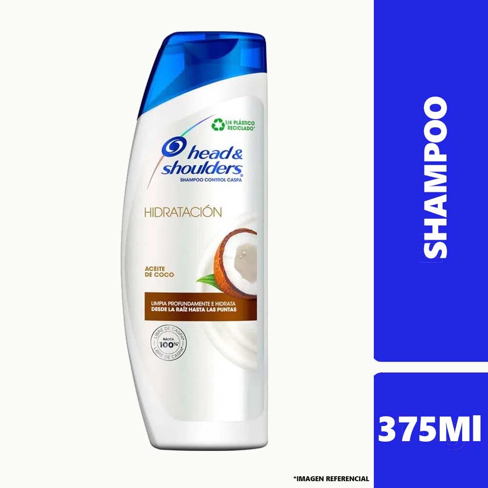 Shampoo Head And Shoulders Coconut 375ml elahorro.cl
