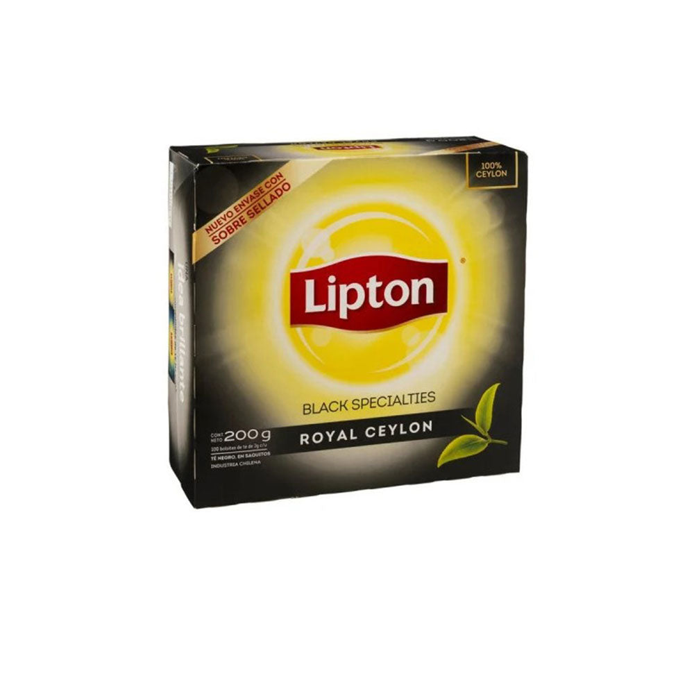 Te Lipton Royal Ceylan 100 Bolsitas