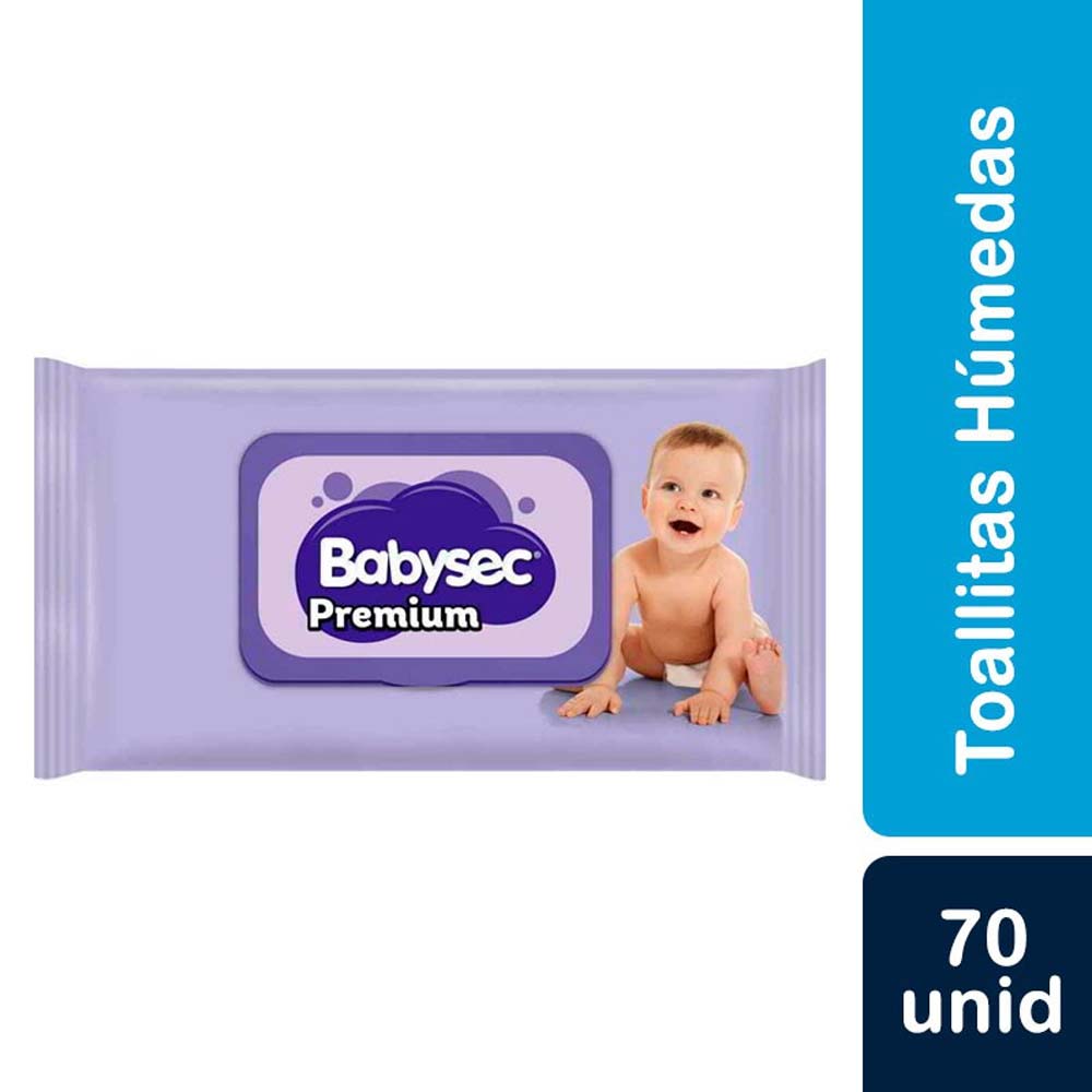 Toalla Humeda Babysec Premium 70u