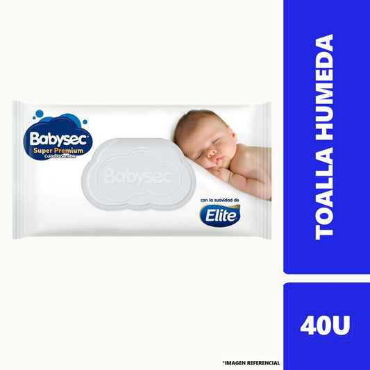 Toalla Humeda Babysec Super Premium 40U