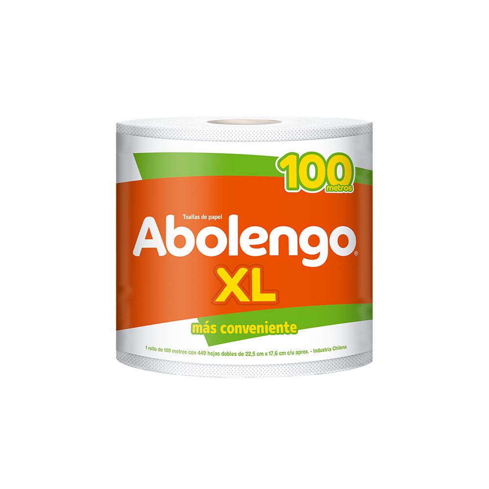 Toalla Papel Doble Hoja Abolengo Xl 100m