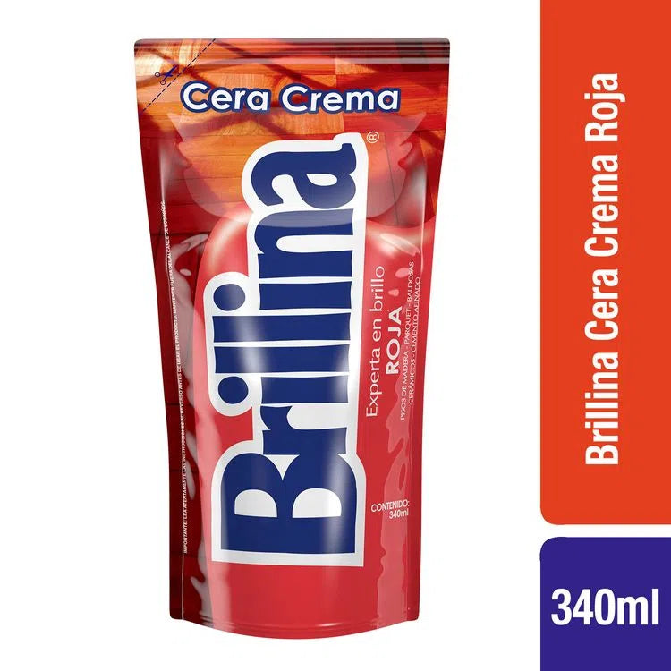 Cera Brillina Roja 340Ml