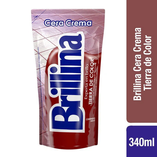 Cera Brillina Tierra Color 340Ml